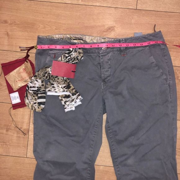 Tramarossa Laboratorio NWT Gray Straight-Legged Sartoria Jeans, Size 32, MP $355 - Picture 8 of 11